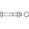 DIN601/555 Hex head bolt with nut, steel 4.6